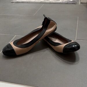 Office London Black and Tan Women's Flats Size 39/8